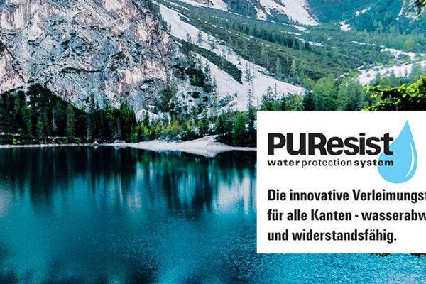 PUResist |  Nachhaltige und lösungsmittelfreie Klebstoffkanten